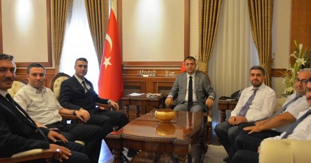 TÖTM yöneticileri Vali Mustafa Toprak'ı ziyaret etti