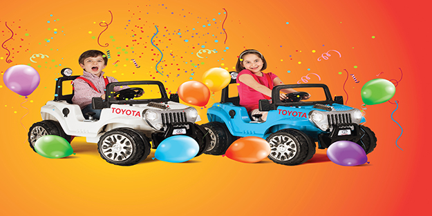 Toyota çocukları es geçmedi