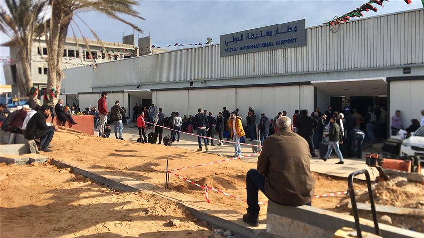 Trablus'taki Mitiga Havalimanı'nda uçuşlar yeniden durduruldu