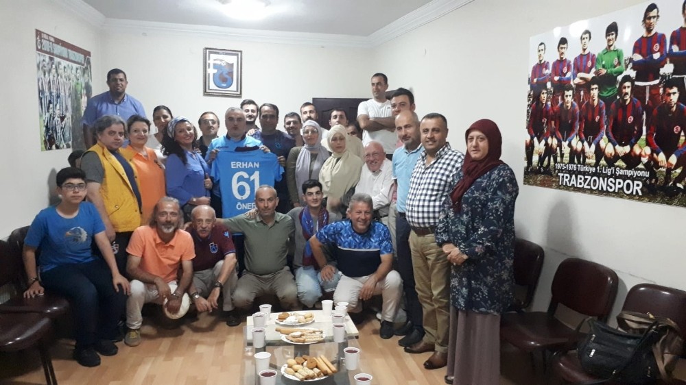Trabzon basını Van Trabzonsporlular Derneği’ni ziyaret etti 