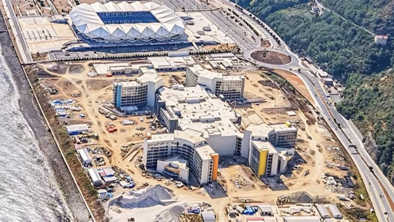 Trabzon şehir hastanesi gün sayıyor Karadeniz'in en büyük sağlık merkezi olacak