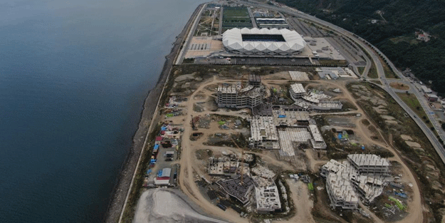 Trabzon Şehir Hastanesi inşaatı hızla yükseliyor