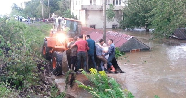 Trabzon ve Giresun’da şiddetli yağmur