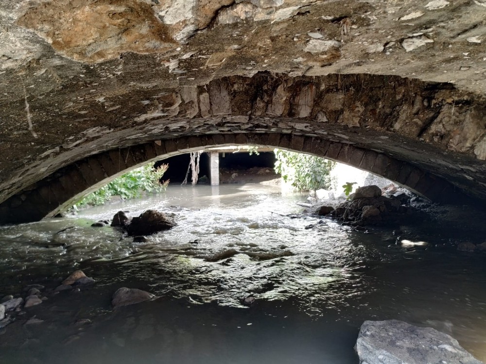 Trabzon’da bir tarihi menfez daha bulundu 