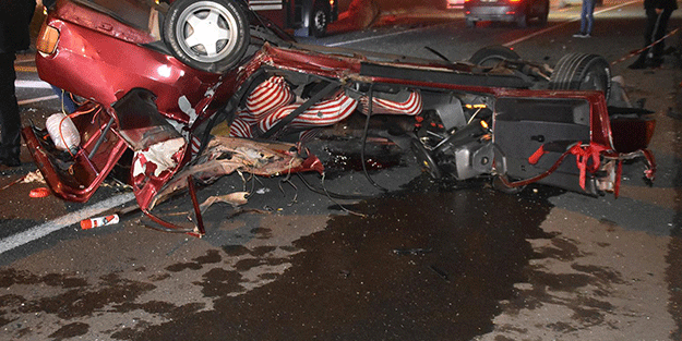 Trabzon'da çok feci kaza!