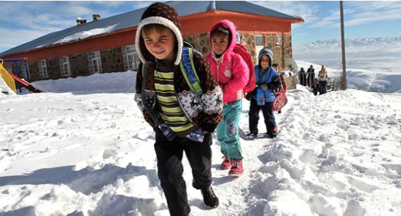 Trabzon'da eğitime kar engeli
