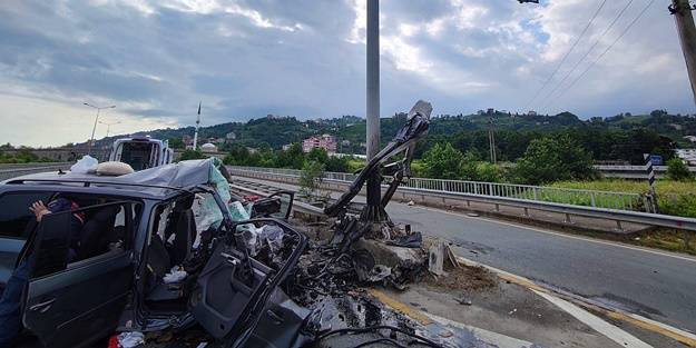Trabzon'da feci kaza: Ölüler ve yaralılar var