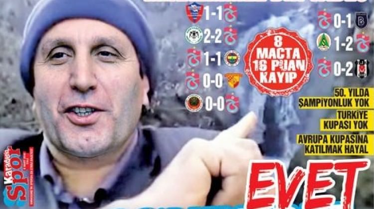 Trabzon'da fırtınanın adı isyan!