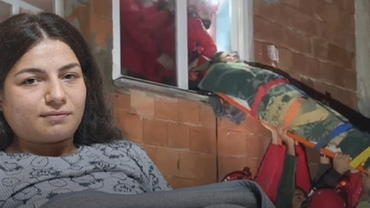 Trabzon'da sel felaketinden kurtulan Ayşenur kaba o anları anlattı!