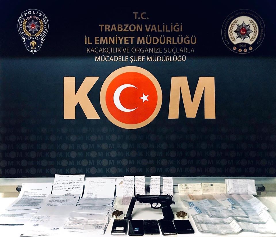 Trabzon’da tefecilik operasyonu 