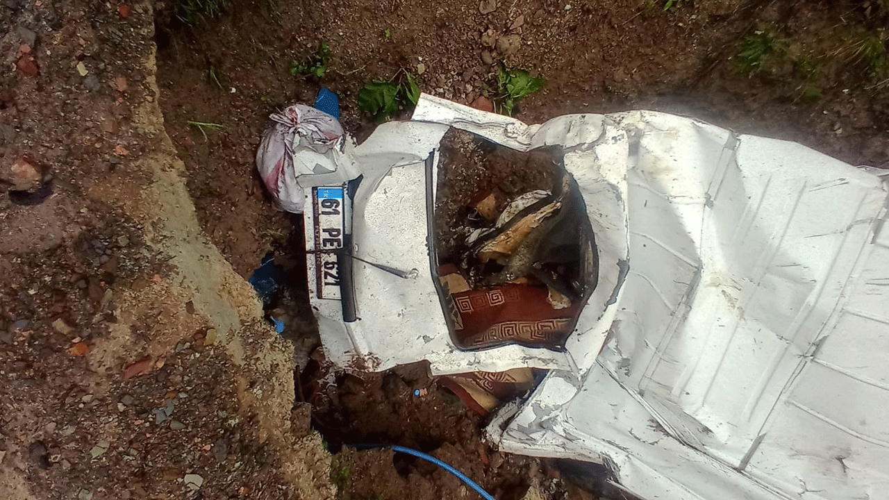 Trabzon'da trafik kazası paniği! 1 kişi yaralandı