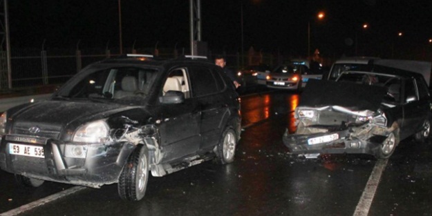 Trabzon’da zincirleme trafik kazası
