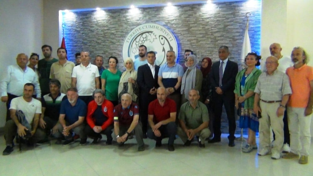 Trabzonlu gazetecilerden Erciş Kaymakamlığına ziyaret 