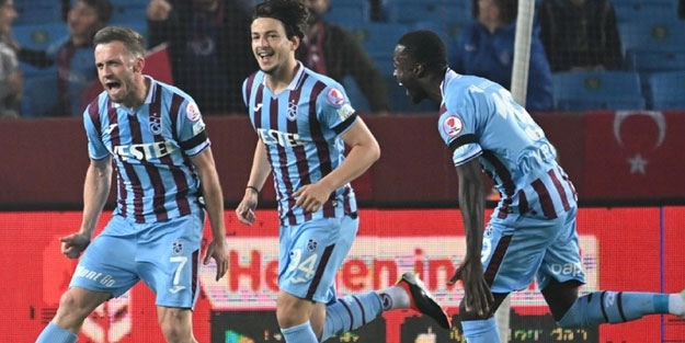Trabzonspor 10 kişiyle finale göz kırptı