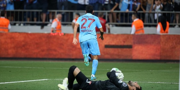 Trabzonspor, 3 puanı tek golle kaptı!