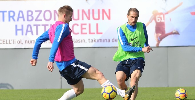 Trabzonspor, 6 eksikle antrenmana çıktı