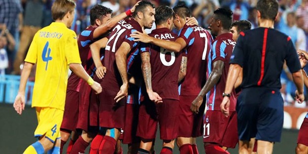 Trabzonspor Avrupa'da fırtına gibi