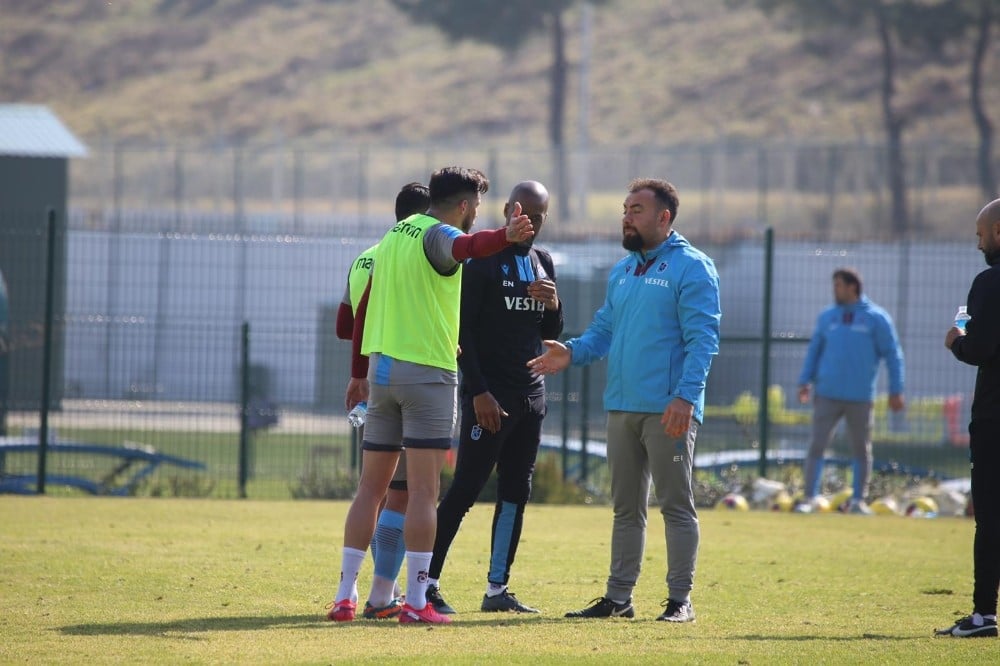 Trabzonspor, Beşiktaş maçı hazırlıklarını sürdürdü 
