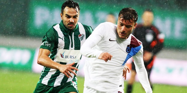 Trabzonspor - Bursaspor 11'ler belli oldu