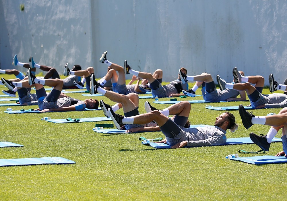 Trabzonspor çalışmalarına devam ediyor 