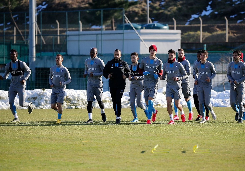 Trabzonspor, Demir Grup Sivasspor maçı hazırlıklarına başladı 
