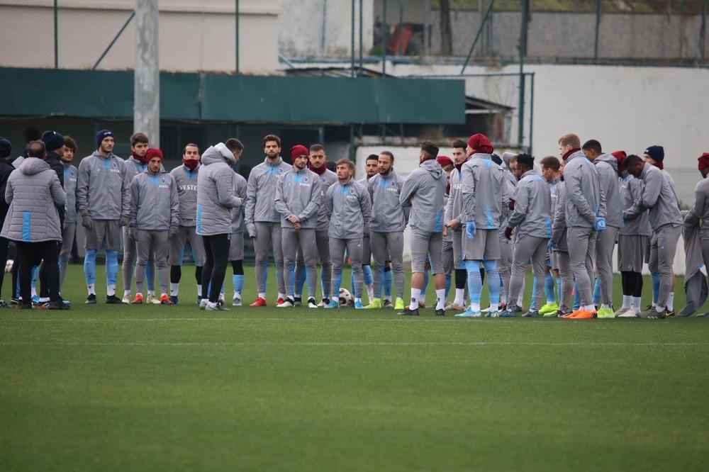 Trabzonspor, Denizlispor maçı hazırlıklarına başladı 