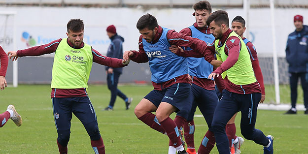 Trabzonspor dört eksikle Erzurumspor'a hazırlanıyor