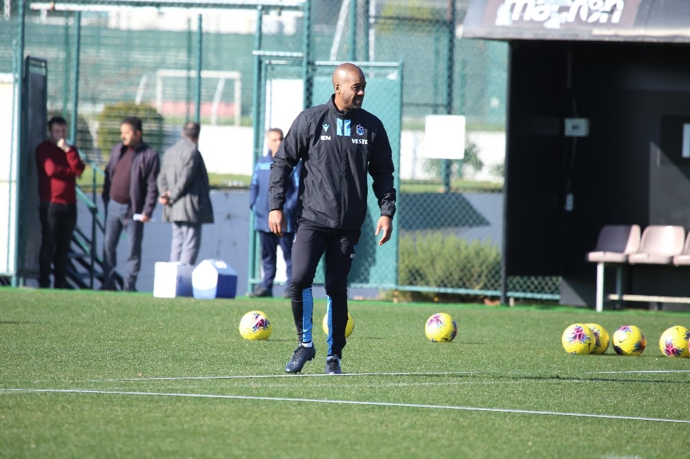 Trabzonspor, Fenerbahçe maçı hazırlıklarını sürdürdü 