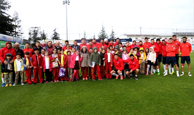 Trabzonspor, Gaziantepspor maçı hazırlıklarını sürdürdü