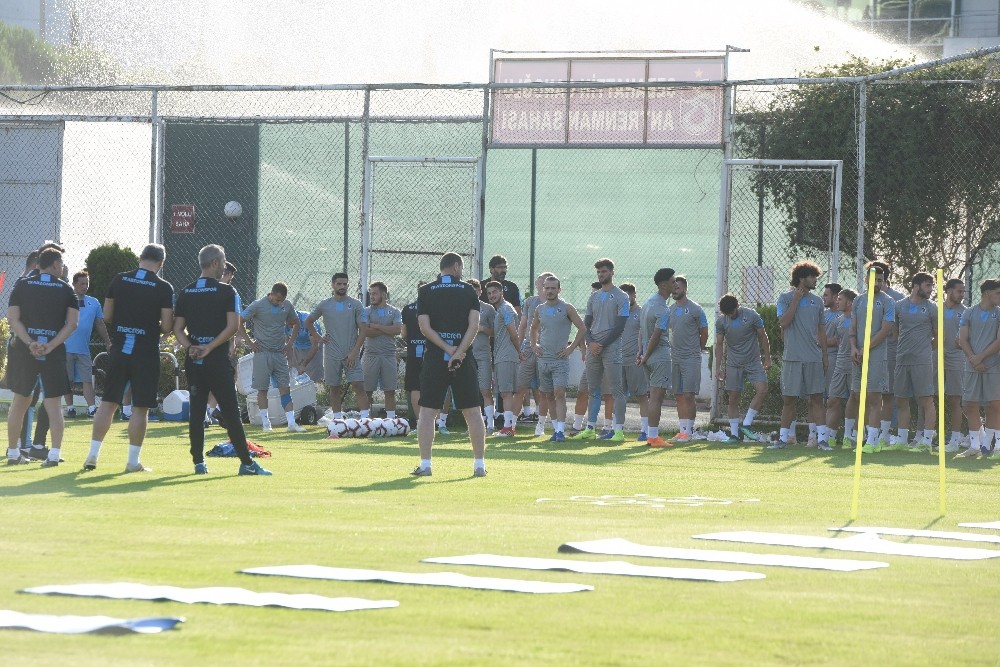 Trabzonspor hazırlıklarını sürdürdü 