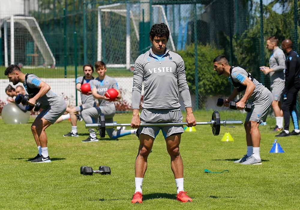 Trabzonspor hazırlıklarını sürdürüyor 