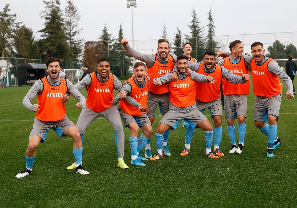 Trabzonspor, İstikbal Mobilya Kayserispor maçı hazırlıklarını sürdürdü 