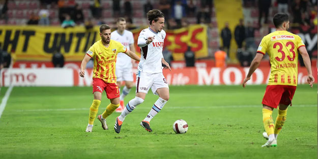 Trabzonspor, Kayseri'de 3 puanı aldı