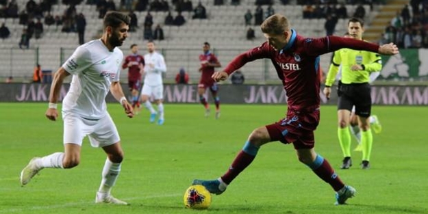 Trabzonspor Konyaspor'u tek golle yıktı!