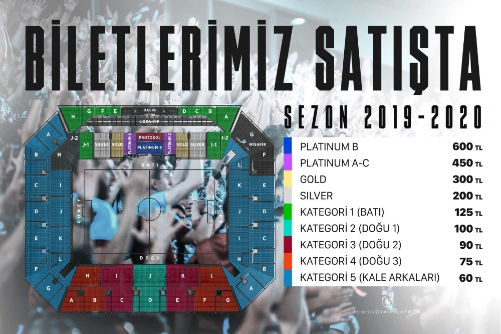 Trabzonspor-Medipol Başakşehir maçı biletleri satışa sunuldu 