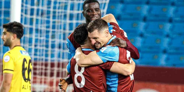 Trabzonspor sahasında coştu!