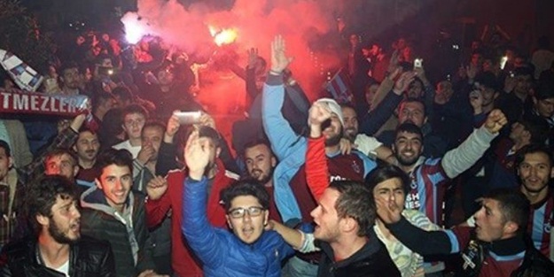 Trabzonspor'a coşku dolu karşılama