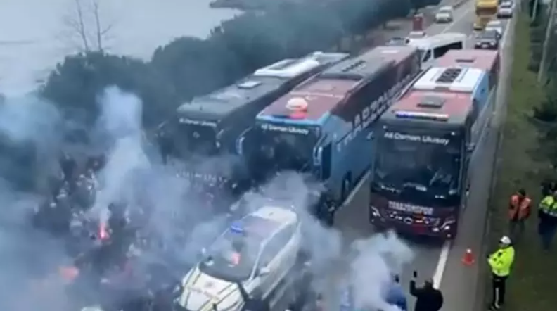 Trabzonspor’a deplasmanda saldırı! ‘Can güvenliğimiz tehdit altında’