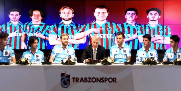 Trabzonspor'da 6 isim için imza töreni