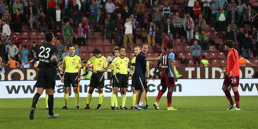 Trabzonspor'da hakemlere tepki