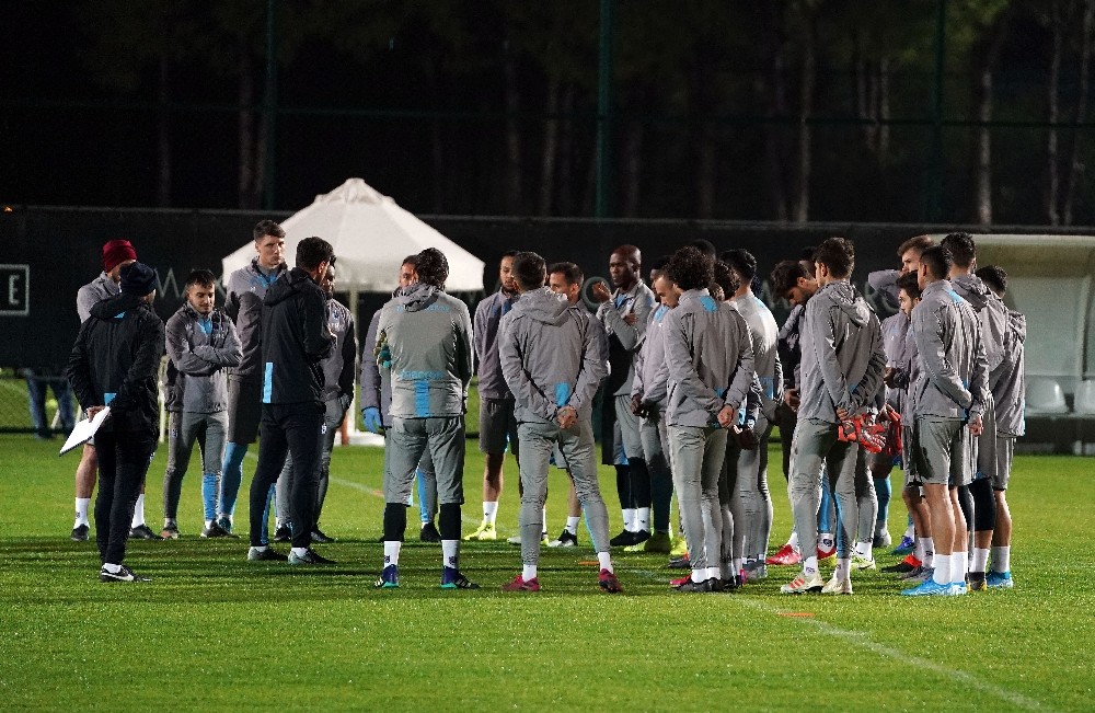 Trabzonspor’da keyifli antrenman 