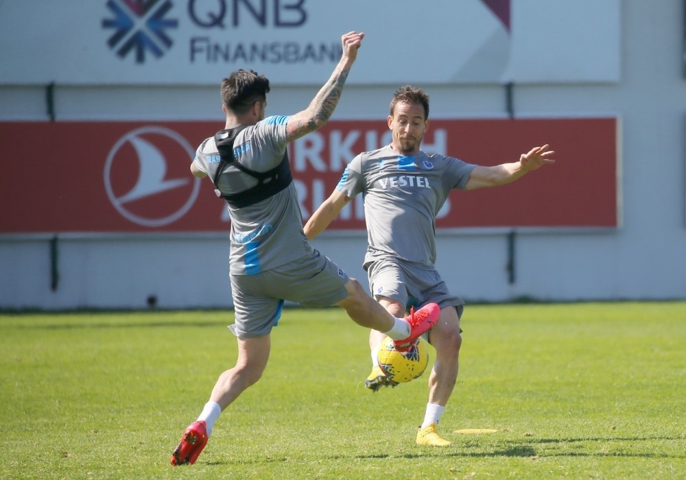 Trabzonspor’da Pereira ve Hosseini takımla çalıştı 