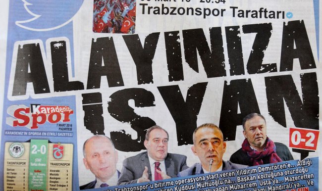 Trabzonspor'da umutlu mesajlar ve kızgınlık