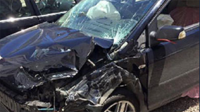 Trabzonsporlu Demir trafik kazası geçirdi