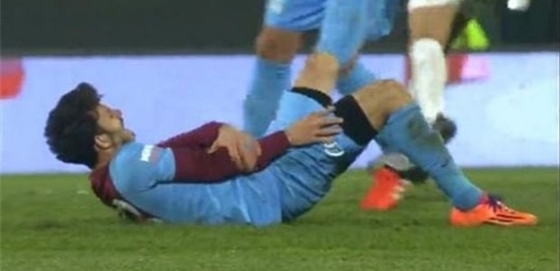 Trabzonspor'lu Güray sakatlık geçirdi