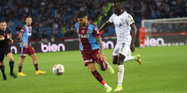 Trabzonspor'un galibiyet serisi sona erdi