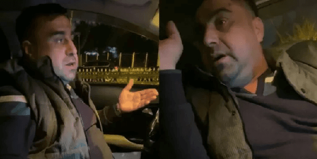 Trafiğe girmeyen taksiciden ilginç çağrı: Gel sen sür