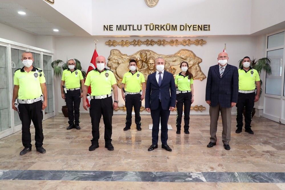 Trafik ekiplerine başarı belgesi 