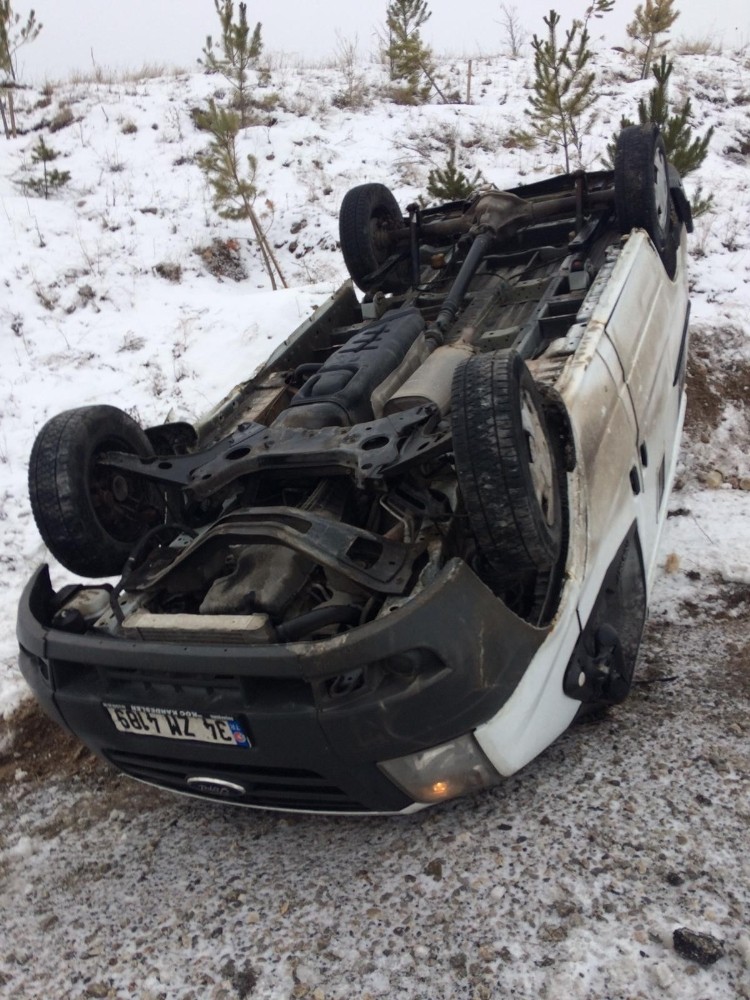 Trafik kazası: 2 yaralı 