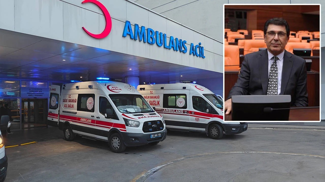 Trafik kazası geçiren Milletvekili hastaneye kaldırıldı